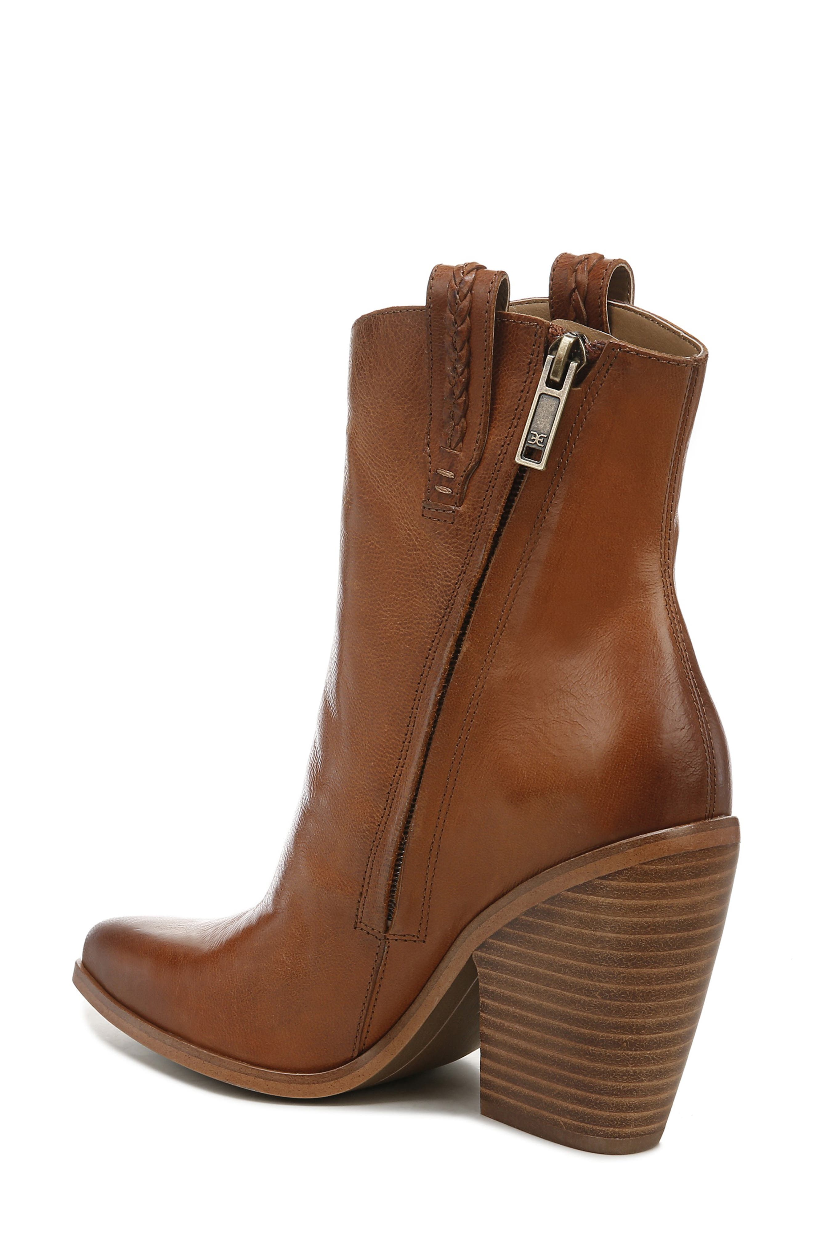 Sam Edelman Agnes Western Boot, Alternate, color, Warm Copper