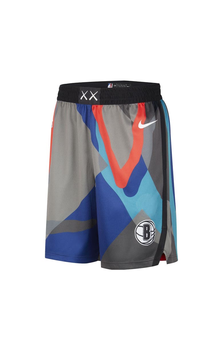 Nike Men's Nike  Black Brooklyn Nets 2023/24 City Edition Swingman Shorts, Alternate, color, 