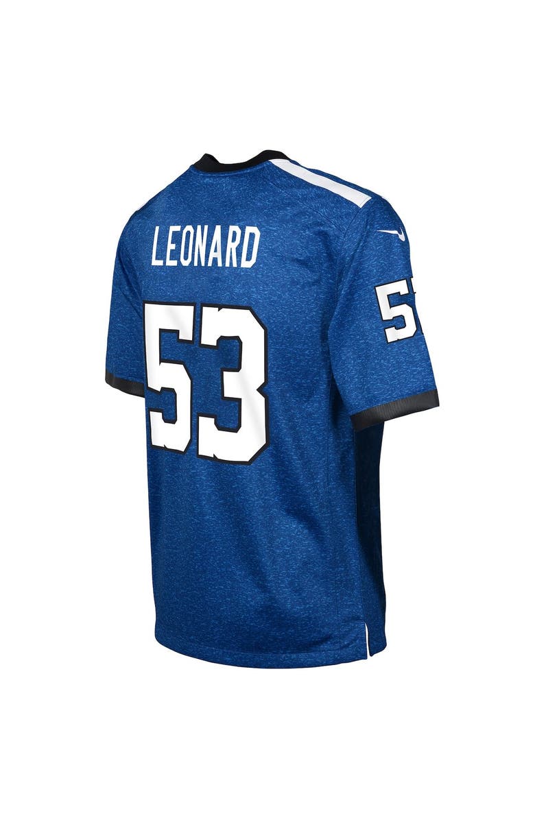Nike Youth Nike Shaquille Leonard Blue Indianapolis Colts Game Jersey, Alternate, color, Blue