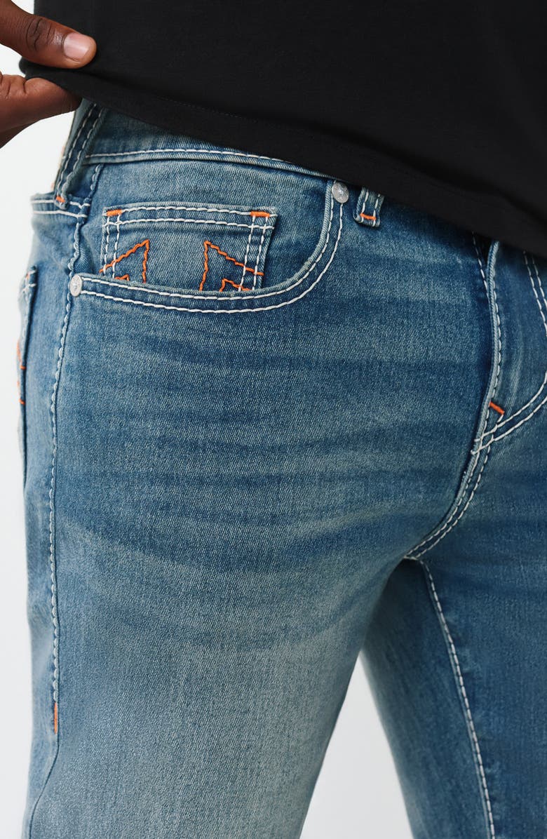 True Religion Geno Big T Slim Fit Jeans, Alternate, color, Medium Horizon Wash