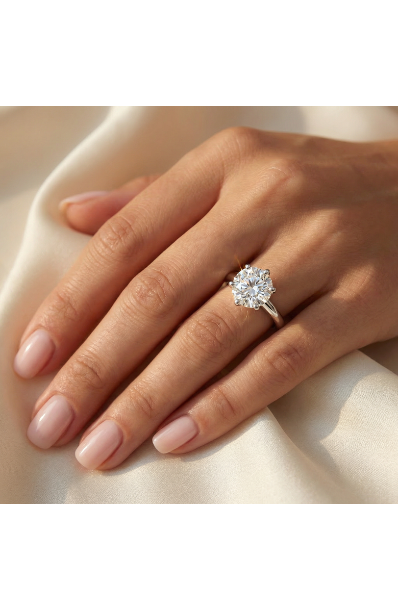 Bliss Diamond 2 1/2 Carat Certified Diamond Solitaire Engagement Ring 14k Gold Lab Grown, Alternate, color, 14K Yellow Gold