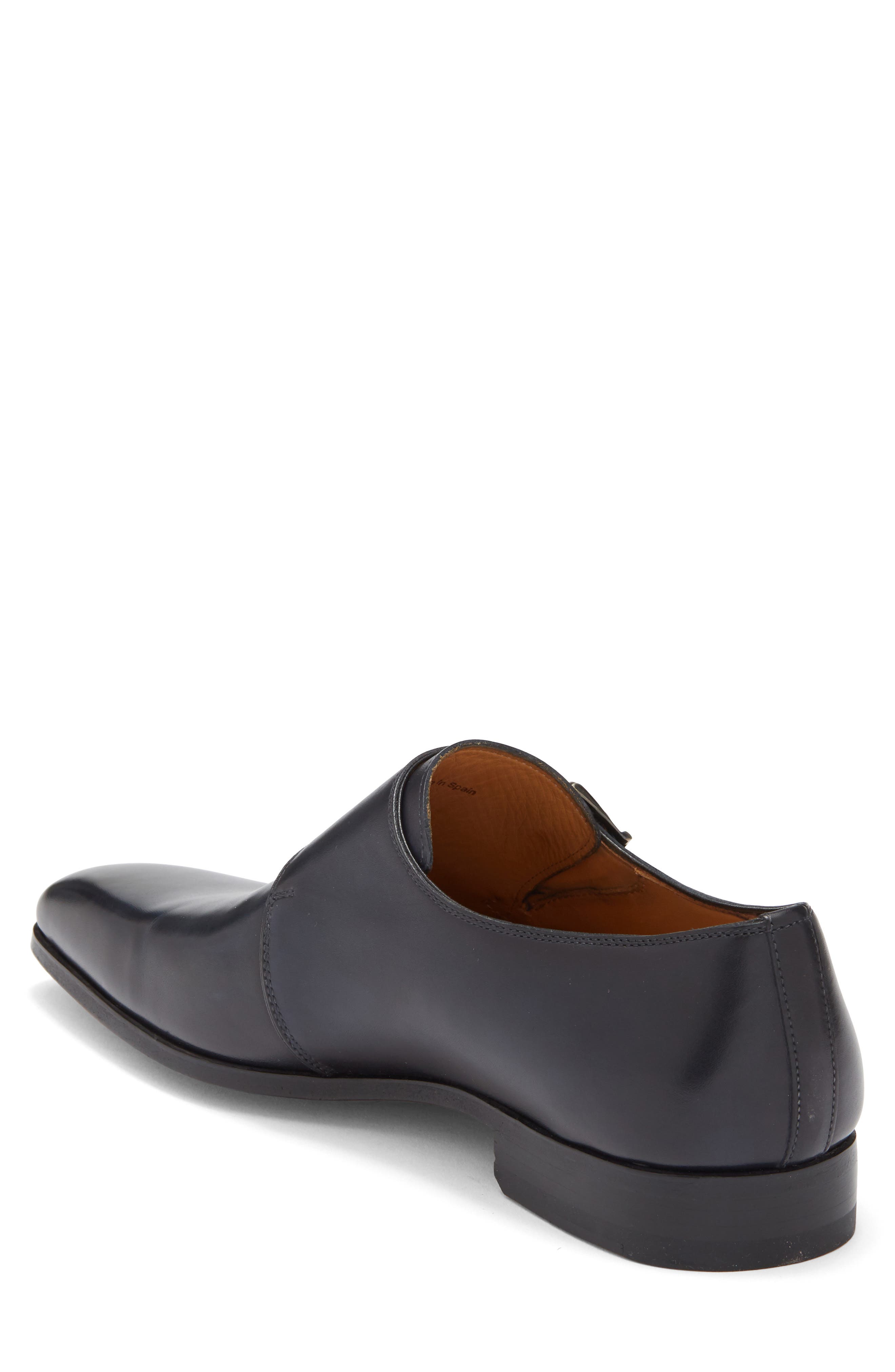 Remo Double Monk Strap Loafer, Alternate, color, NAVY