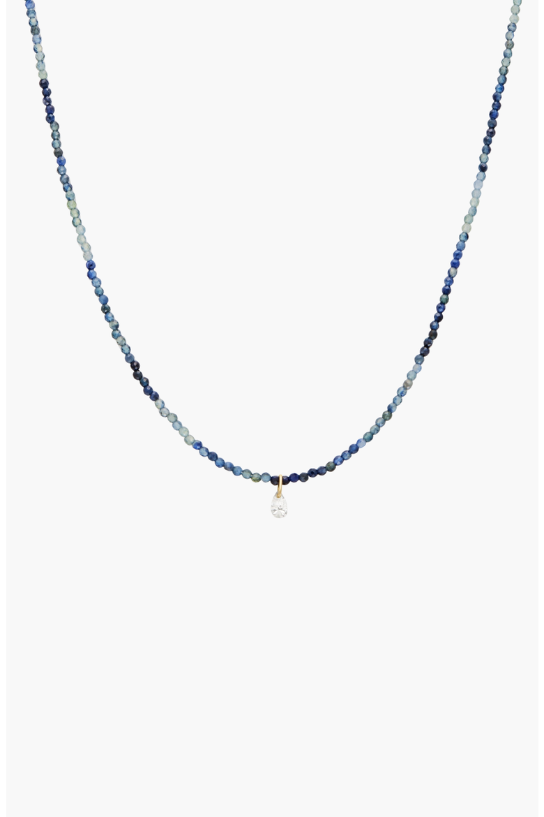 Tashi Drilled Lab Grown Diamond Necklace, Main, color, Yellow Gold