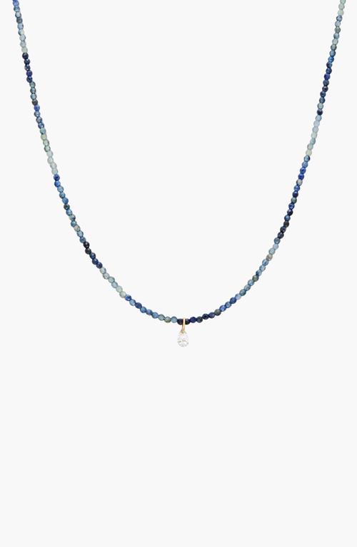 Mejuri Tashi Drilled Lab Grown Diamond Necklace In Yellow Gold