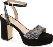 Stuart Weitzman Alaina Crystal Platform Sandal