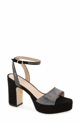 Stuart Weitzman Alaina Crystal Platform Sandal