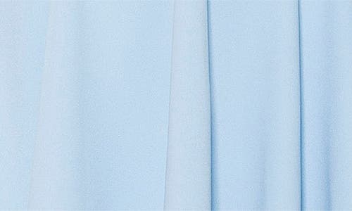 Alexia Admor Autumn Mock Neck Fit & Flare Dress In Sky Blue