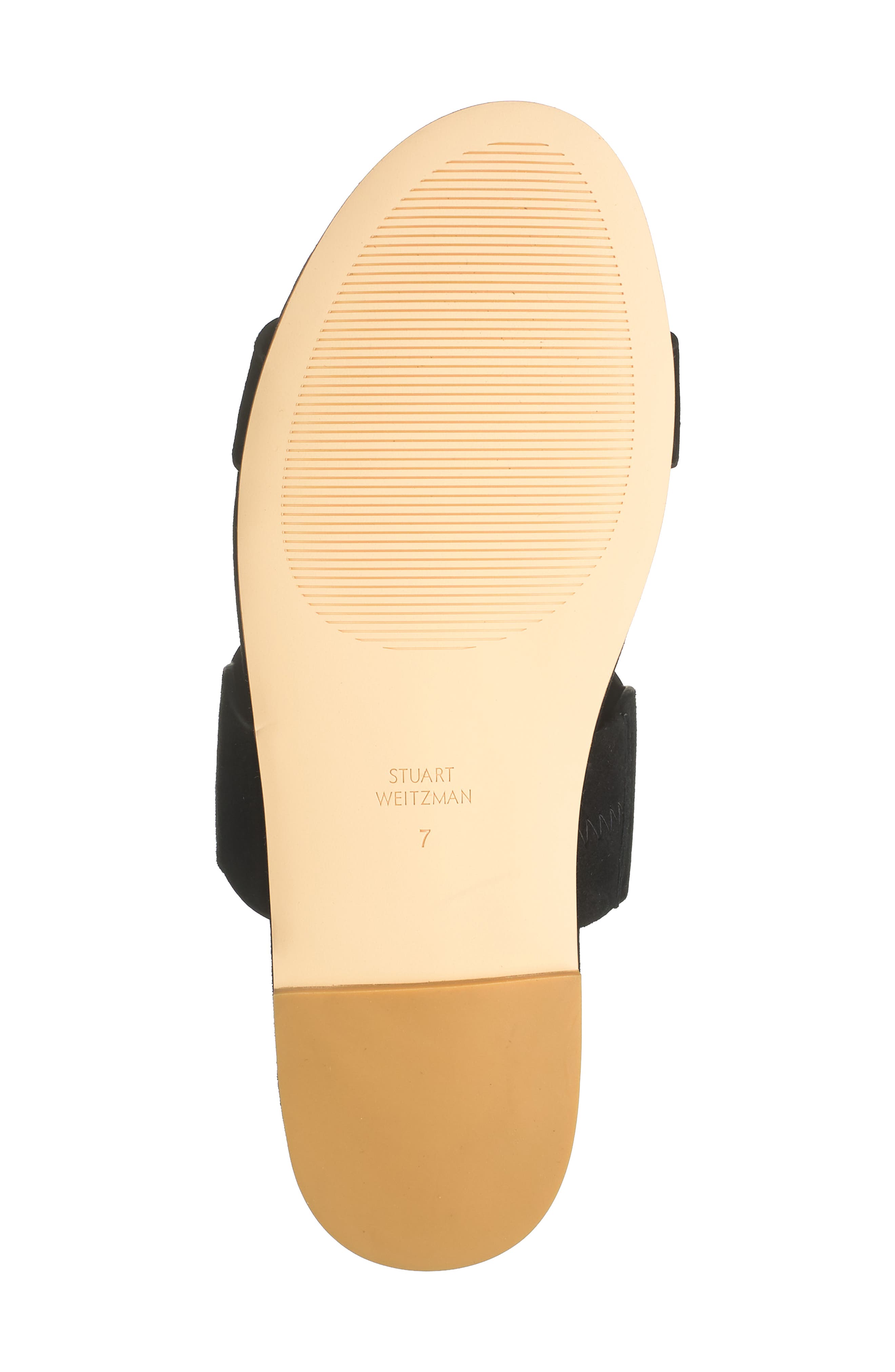 Stuart Weitzman Santorini Scallop Slide Sandal, Alternate, color, 