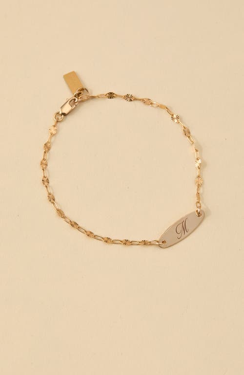 Set & Stones Bank Initial Bracelet