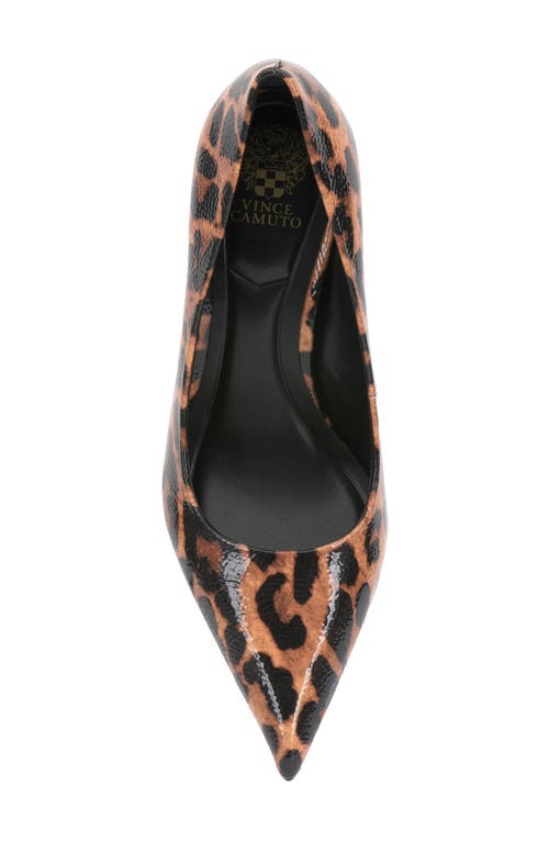 Vince Camuto Paislie Leopard Print Patent Pump
