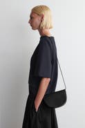 COS Curved Crossbody Bag - Leather