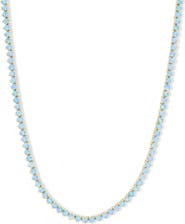 Melinda Maria Not Your Basic Lab-Created Opal Tennis Necklace