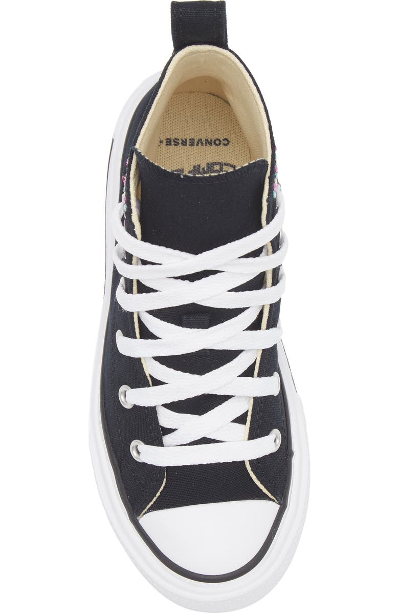 Converse Kids' Chuck Taylor<sup>®</sup> All Star<sup>®</sup> Lift Platform Sneaker, Alternate, color, Black/ Orchid/ White