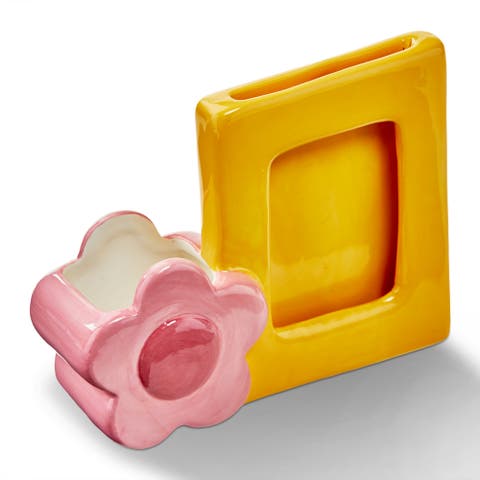 Flower Instant Mini Magnetic Frame Multi Dolomite 5x1.5x4 in