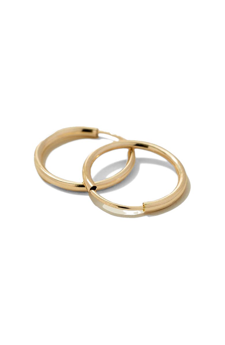 MADE BY MARY 14K Live In Hoop Earrings, Alternate, color, 14K Solid Gold