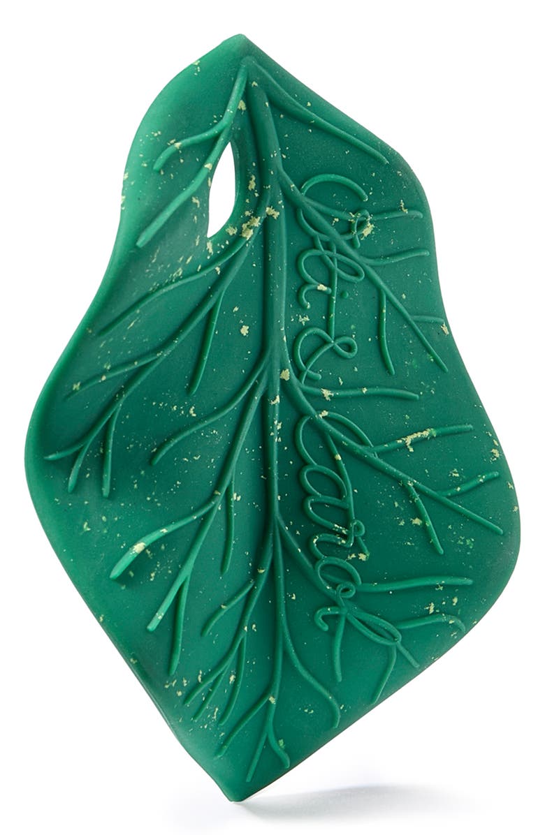 Oli&Carol Chlorophyll Leaf Teether, Alternate, color,