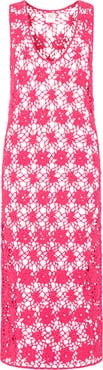 Milly Crochet Midi Cover-Up Dress