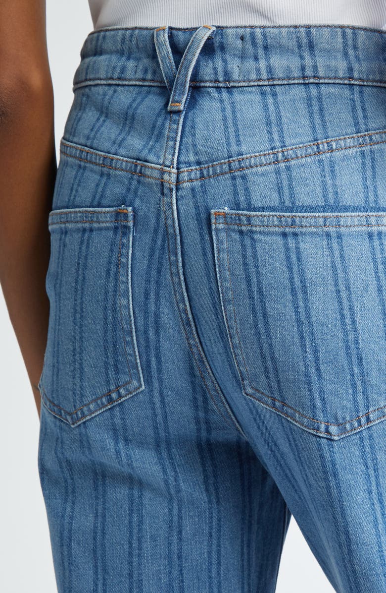 Veronica Beard Crosbie High Waist Wide Leg Jeans, Alternate, color,