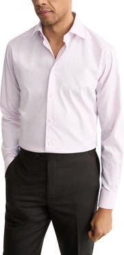 Eton Slim Fit Prince of Wales Check Dress Shirt