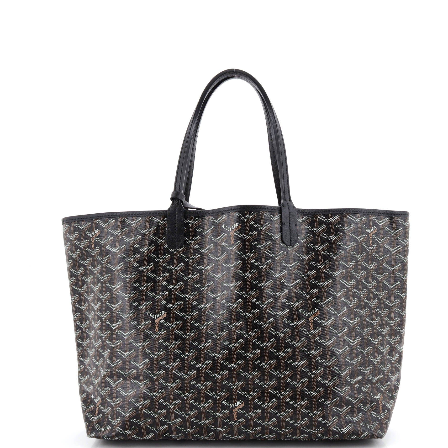 Pre-Owned Goyard Saint Louis Tote Coated Canvas PM, Alternate, color, Black