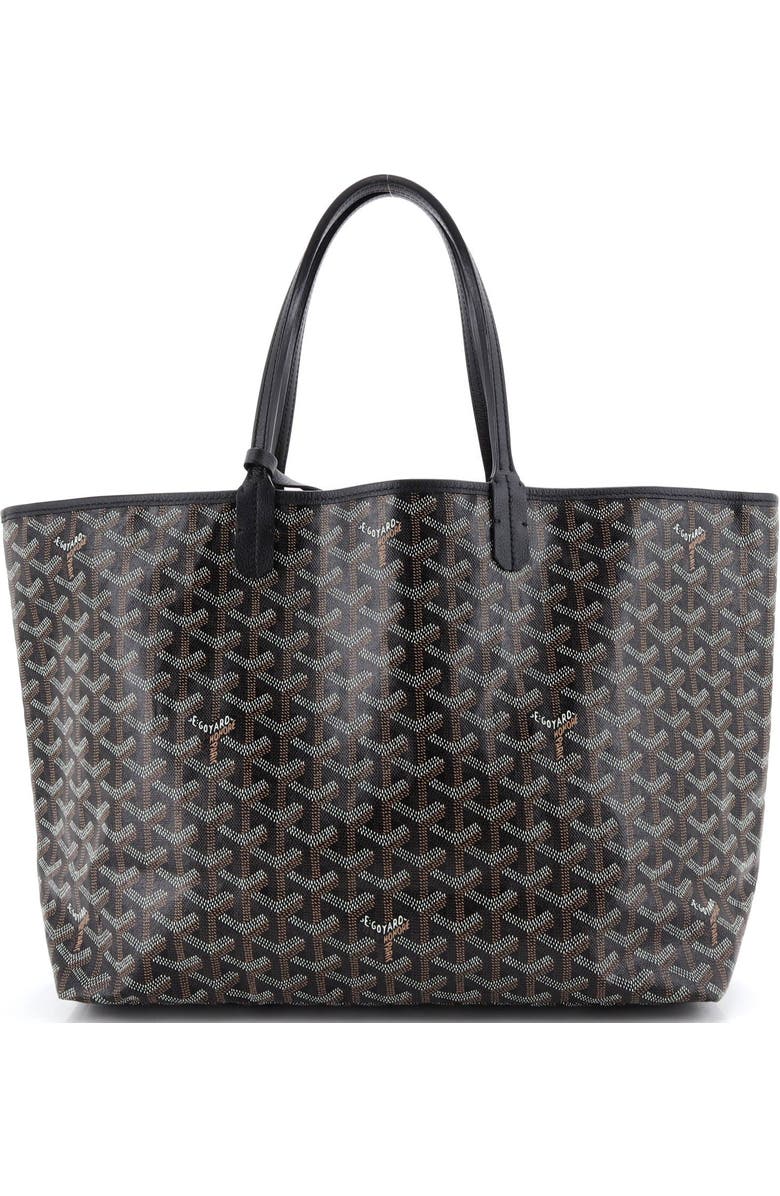 Pre-Owned Goyard Saint Louis Tote Coated Canvas PM, Alternate, color, Black