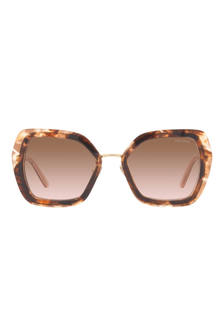 Pillow 53mm Sunglasses, Main, color, CARAMEL TORTOISE