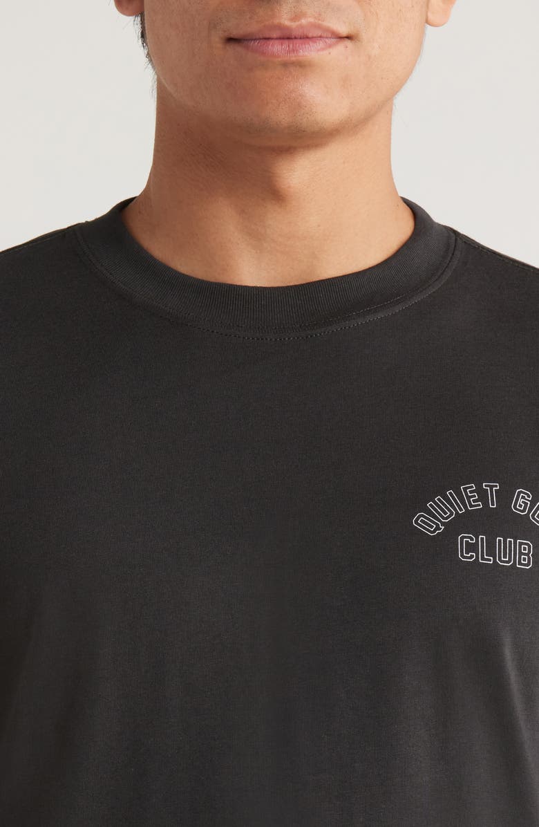 Quiet Golf QGC Logo Graphic T-Shirt, Alternate, color, Black