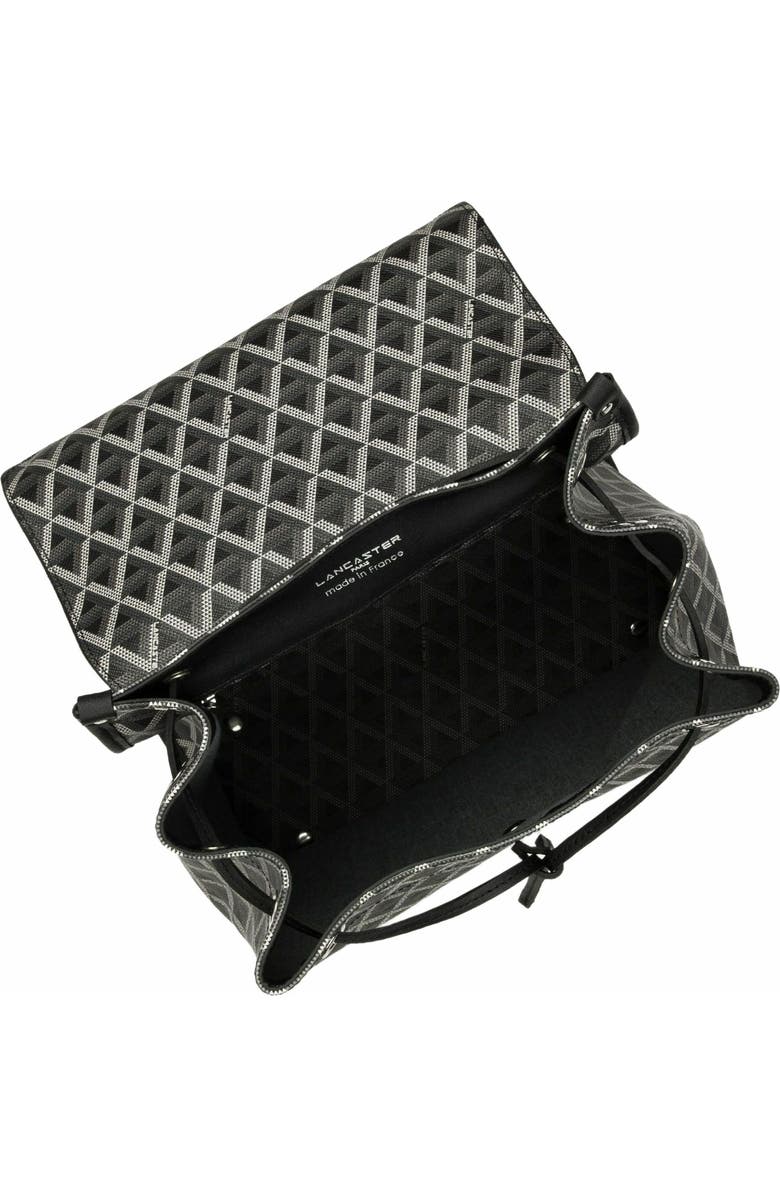 Lancaster Backpack with Flap and Snap Closure Ikon, Alternate, color,