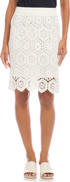 Karen Kane Open Stitch Skirt