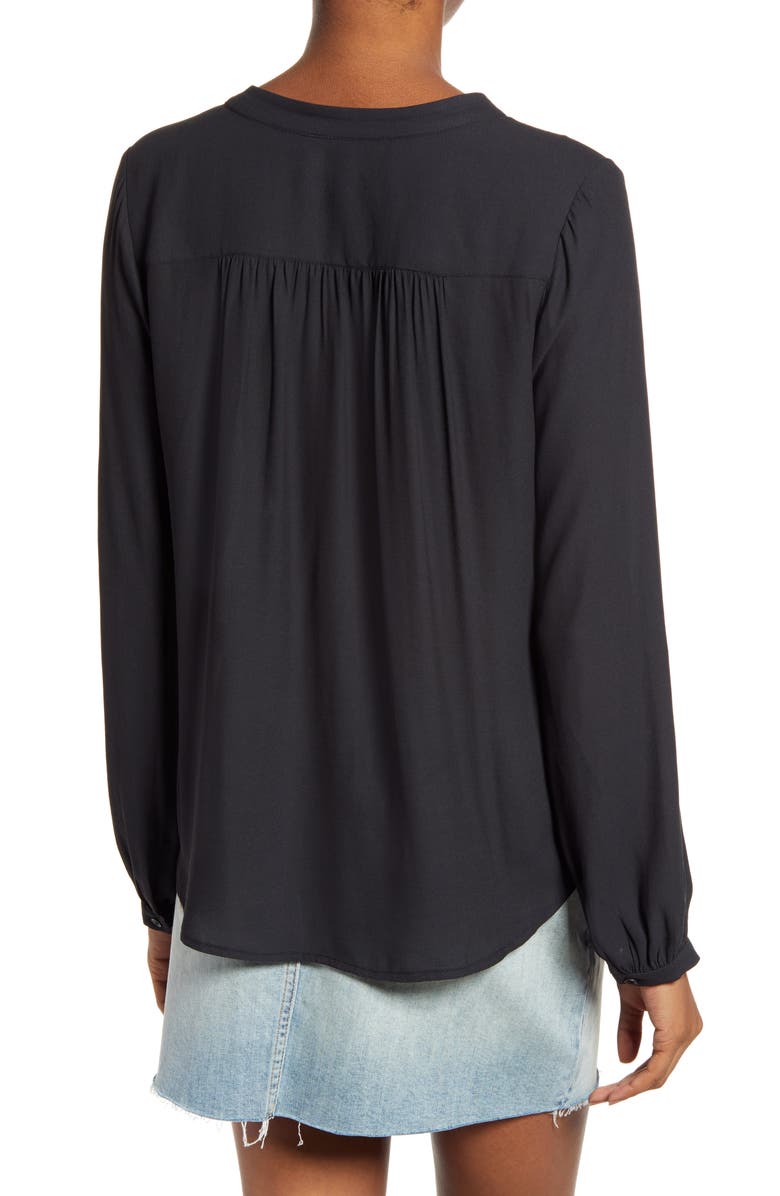 Treasure & Bond Shirred Popover Top, Alternate, color, 