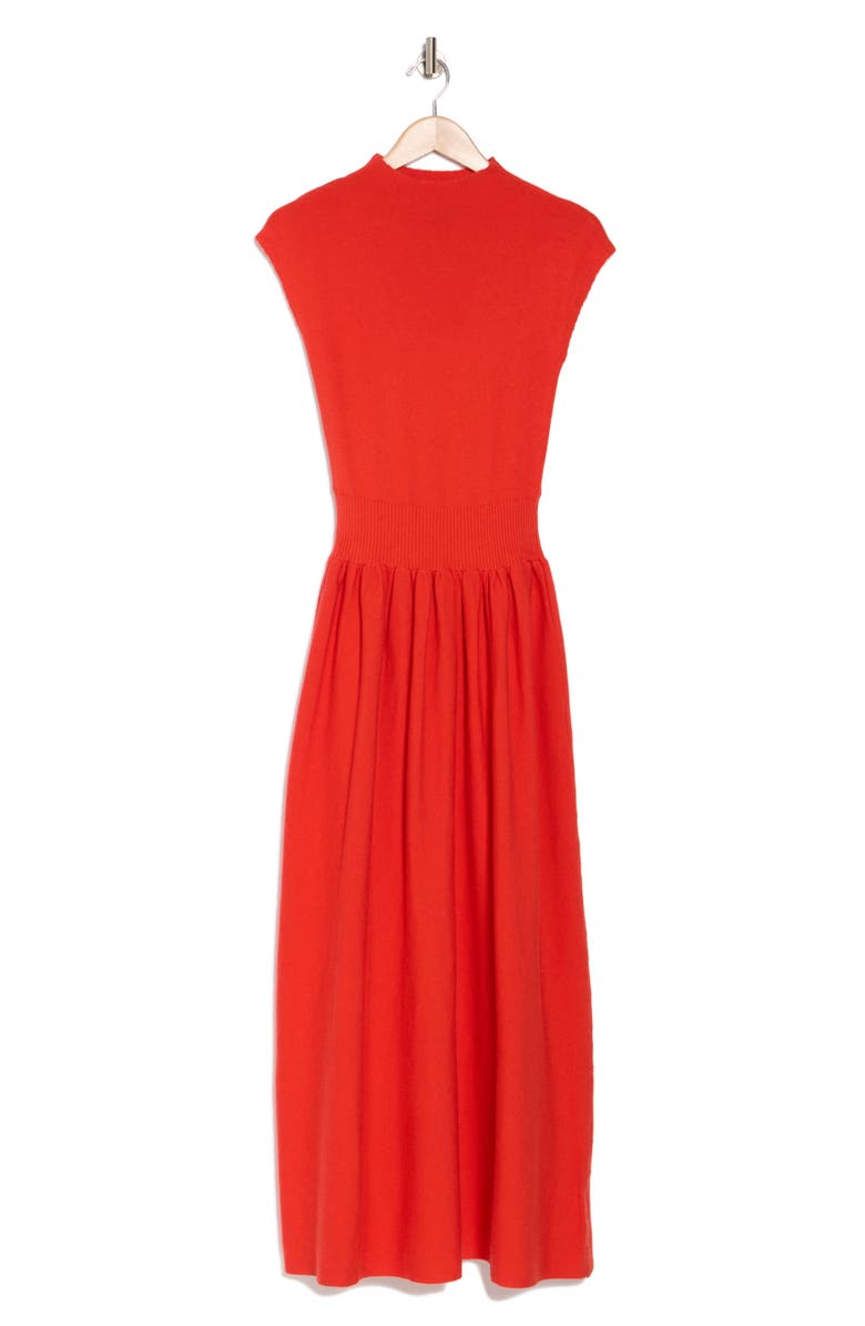 Funnel Neck Knit Dress