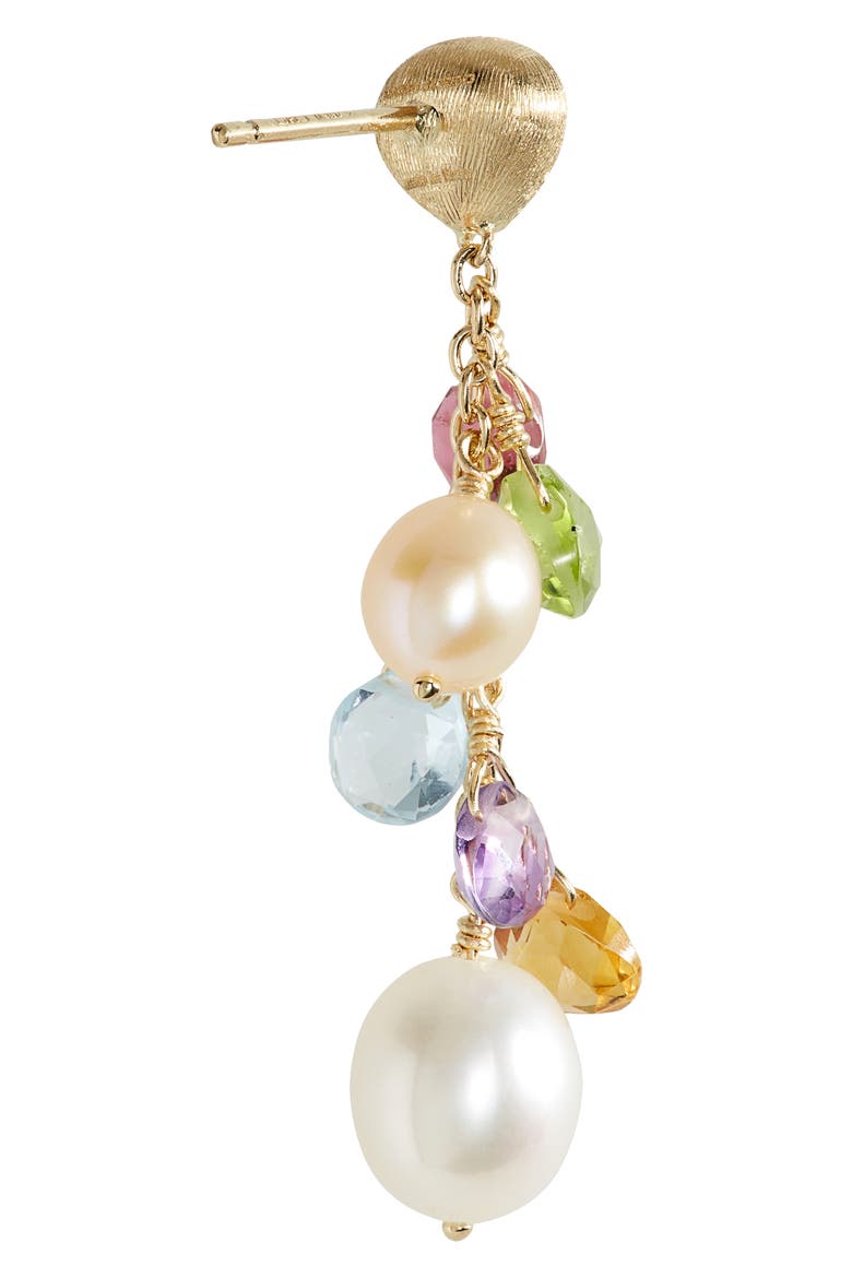 Paradise Drop Earrings, Alternate, color, YELLOW GOLD