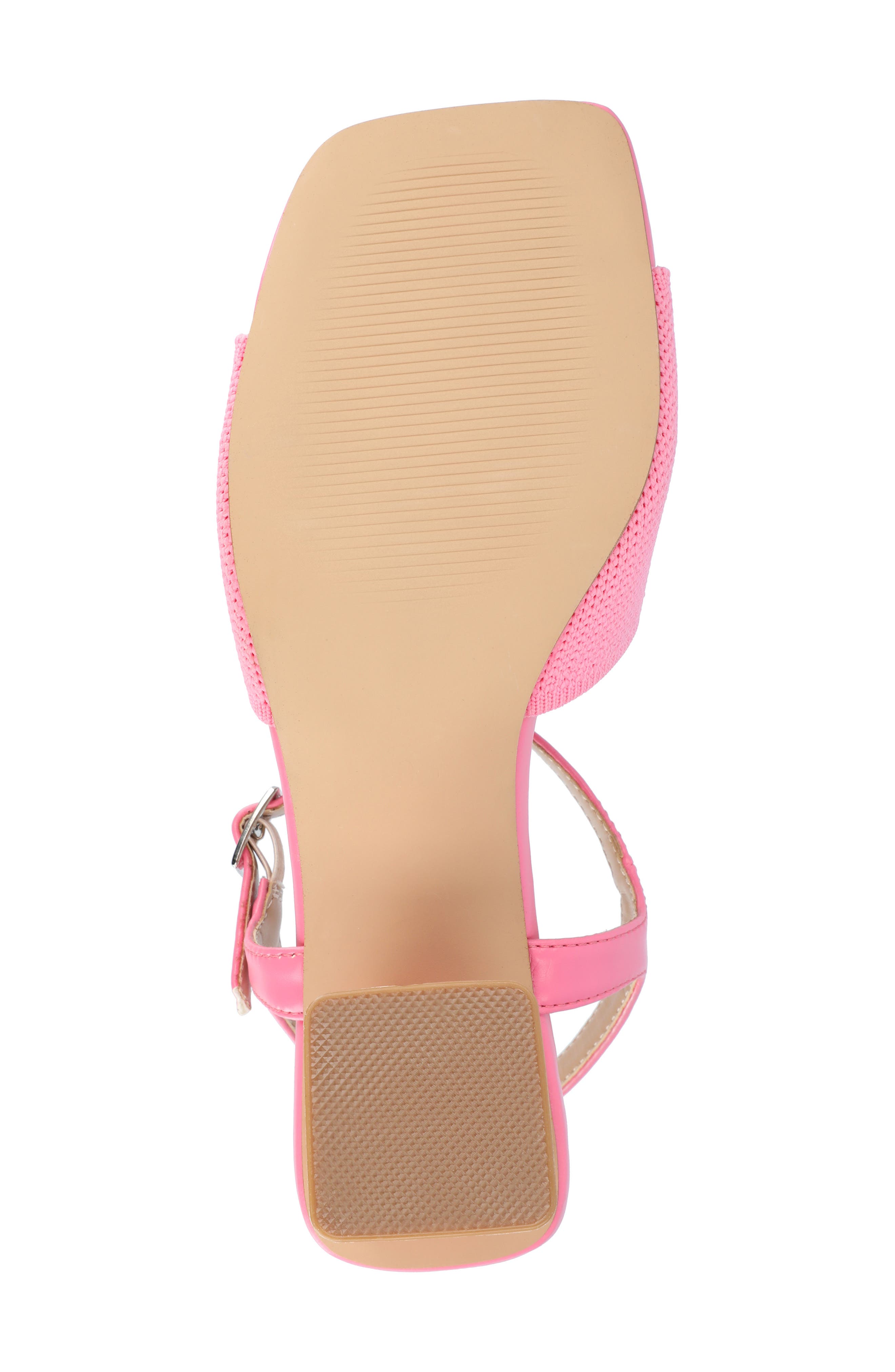 Evylinn Knit Block Heel Sandal, Alternate, color, PINK