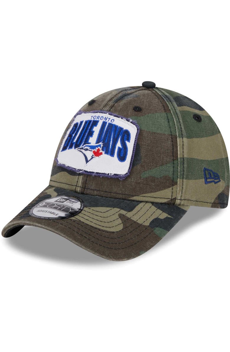 New Era Men's New Era Camo Toronto Blue Jays Gameday 9FORTY Adjustable Hat, Main, color, Camo