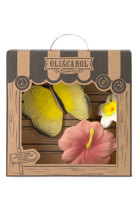 Butterfly 3-Piece Newborn Teether Set