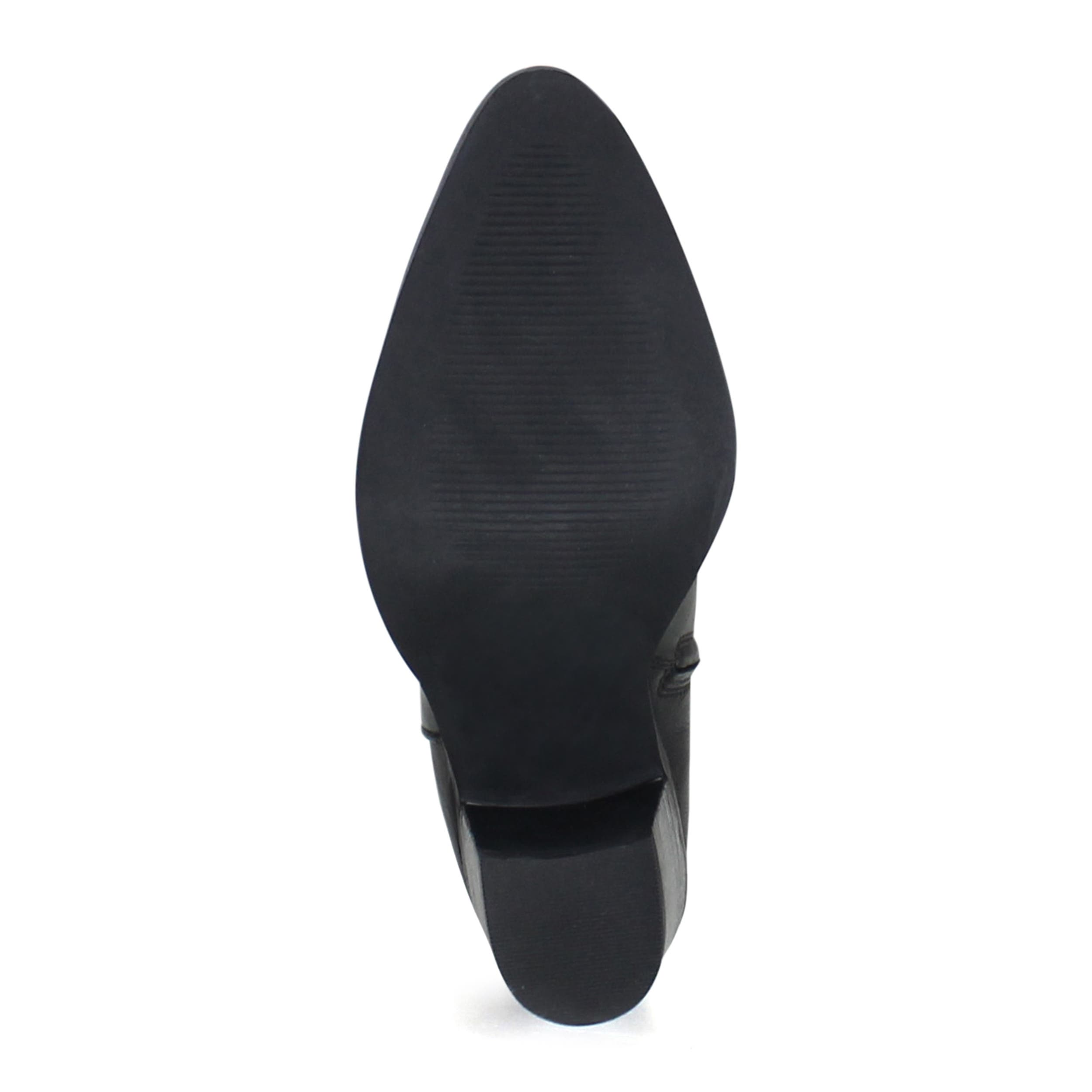 Diba True GLAM GIRL Leather Western Mid-Calf Boot, Alternate, color, Black