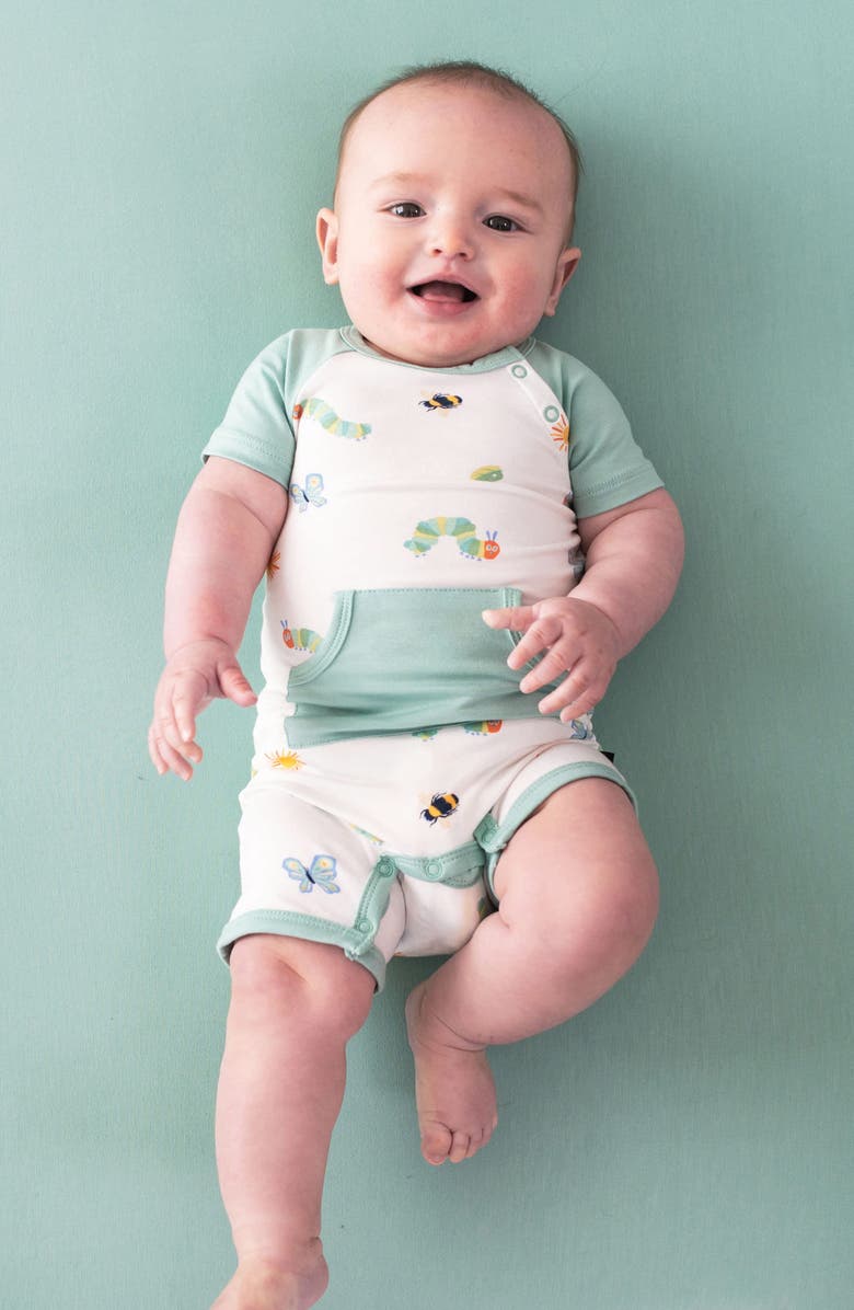 Kyte BABY The Very Hungry Caterpillar' Romper, Alternate, color, Hungry Caterpillar And Friends