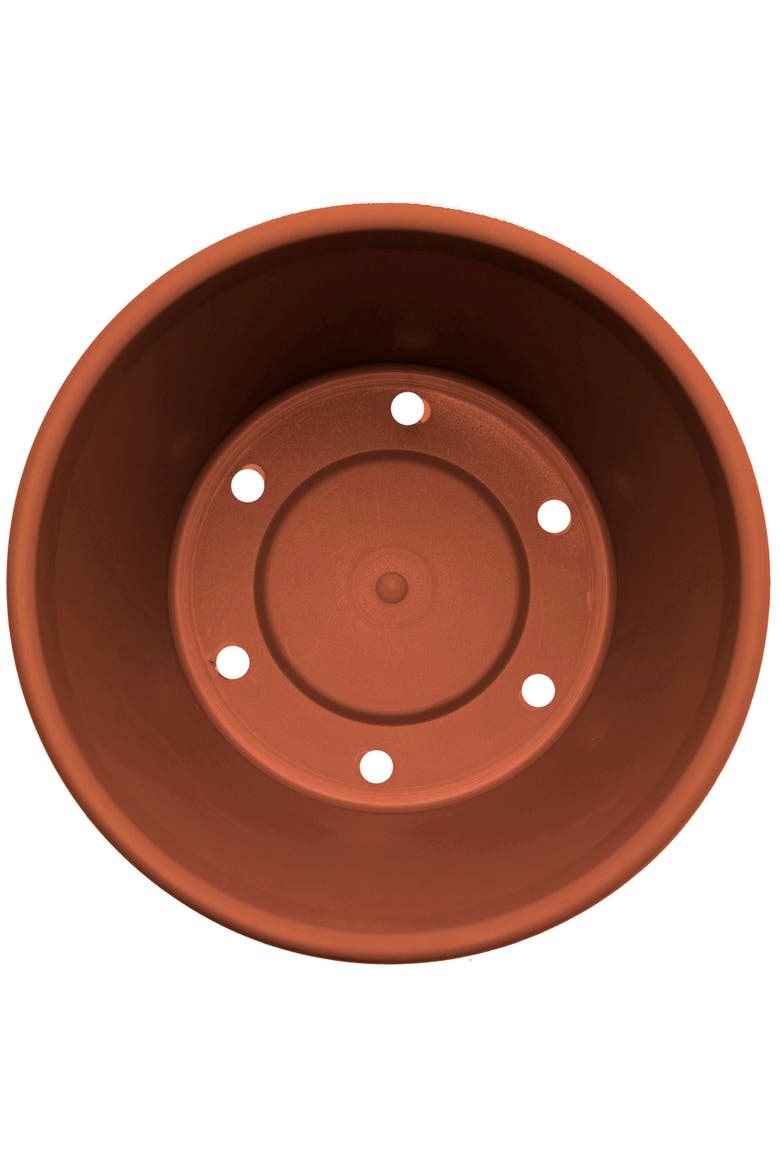 12 Inch Terra Pot Planter, Terra Cotta, Alternate, color, Brown