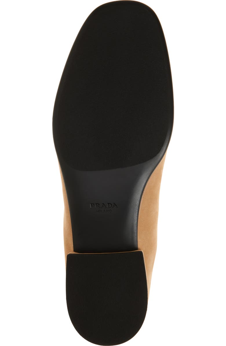 Prada Shuffle Penny Loafer, Alternate, color, Deserto