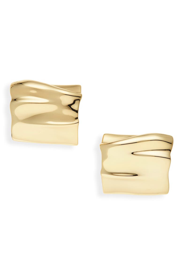 Sundra Stud Earrings, Main, color, HIGH POLISH GOLD