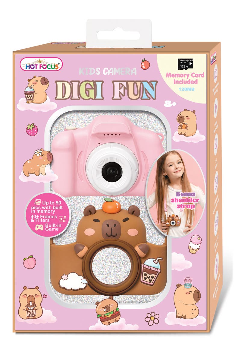 Digi Fun Capybara Kids Camera, Main, color, MULTI