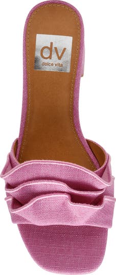 Linnen Slide Sandal