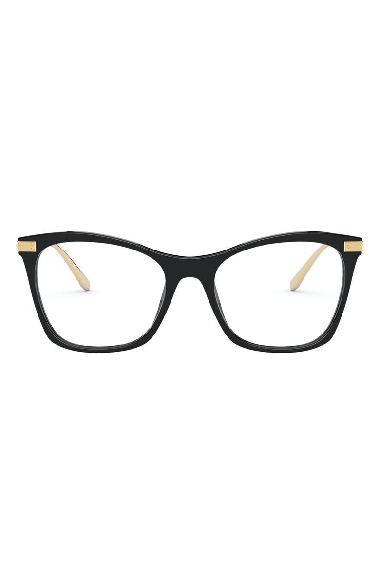 Dolce&Gabbana Rectangle Optical Eyeglasses, Main, color,