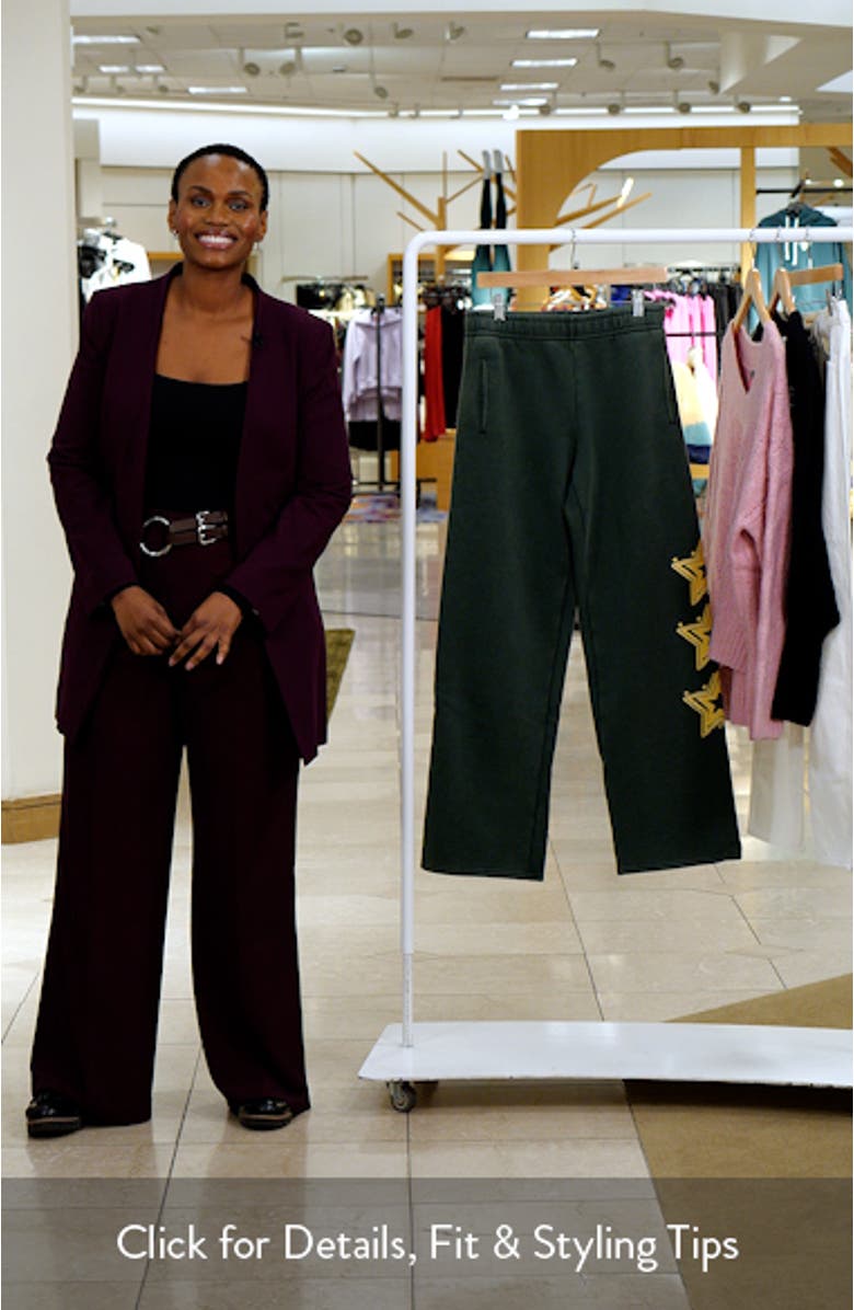 Star Graphic Baggy Sweatpants, sales video thumbnail