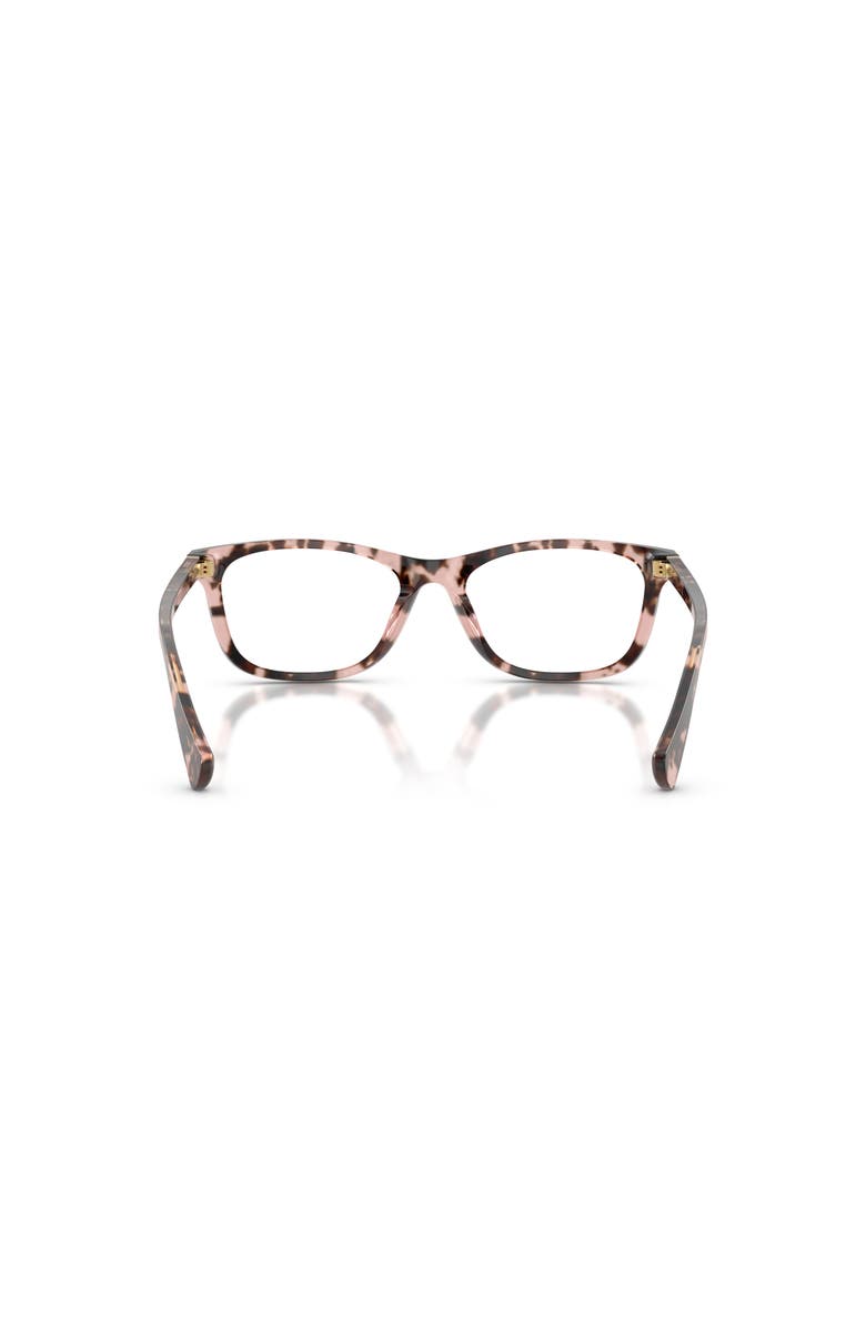 RALPH 53mm Rectangle optical glasses, Alternate, color, Tortoise