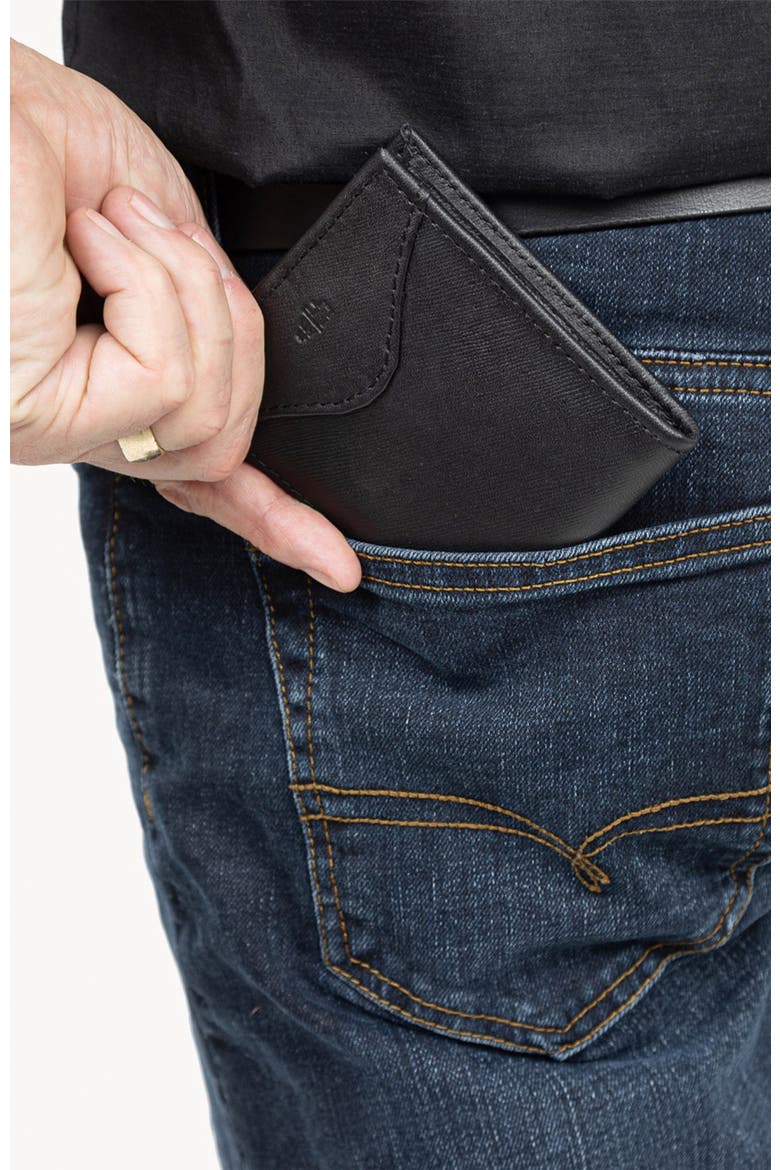 Shotgun Wallet For Him, Alternate, color, Black
