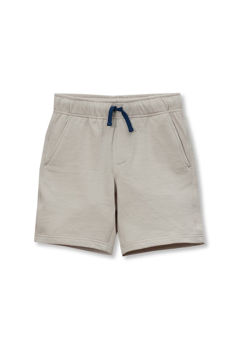 Boys Pull On Linen Shorts, Main, color, Moonstruck Gray