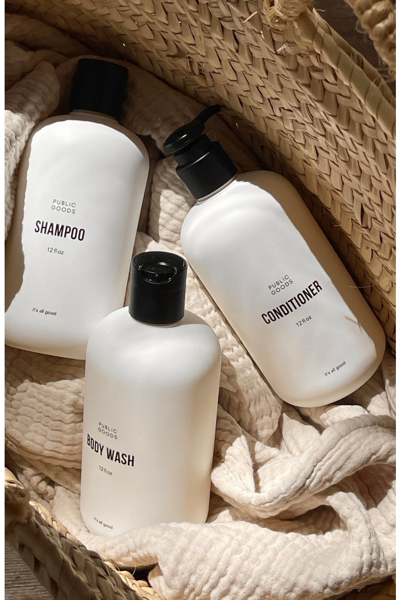 Shower Essentials Set, Alternate, color, White