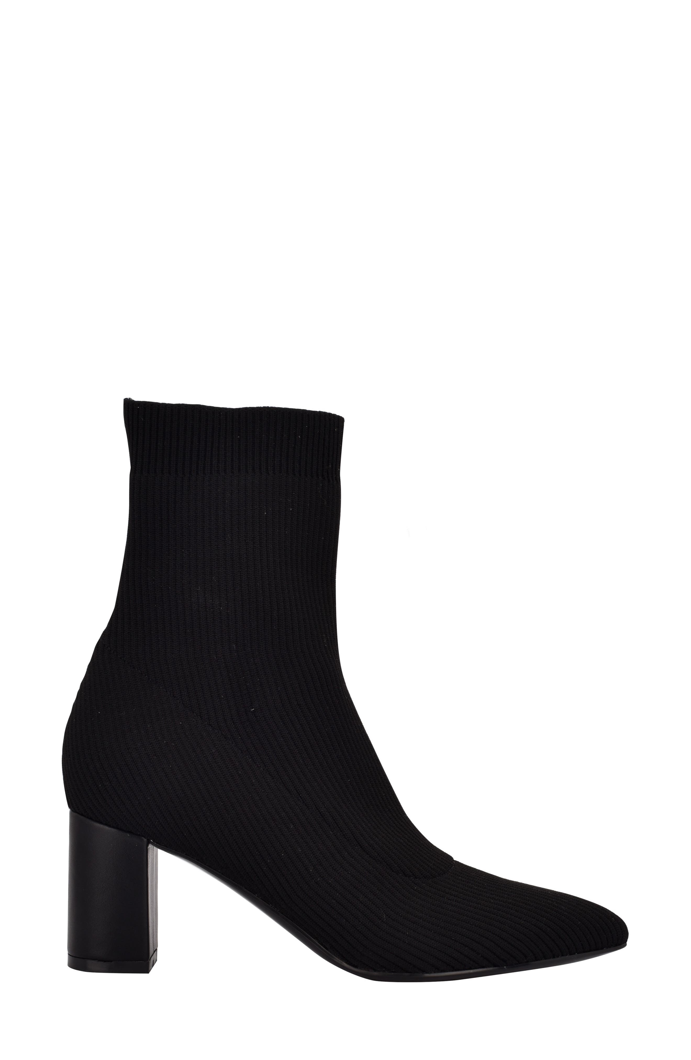 Calvin Klein Finhy Knit Pointed Toe Boot, Alternate, color, 