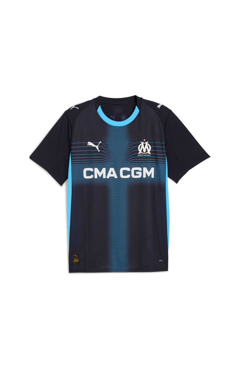 PUMA Men's Puma  Navy Olympique Marseille 2025/26 Replica Away Jersey, Alternate, color, Navy